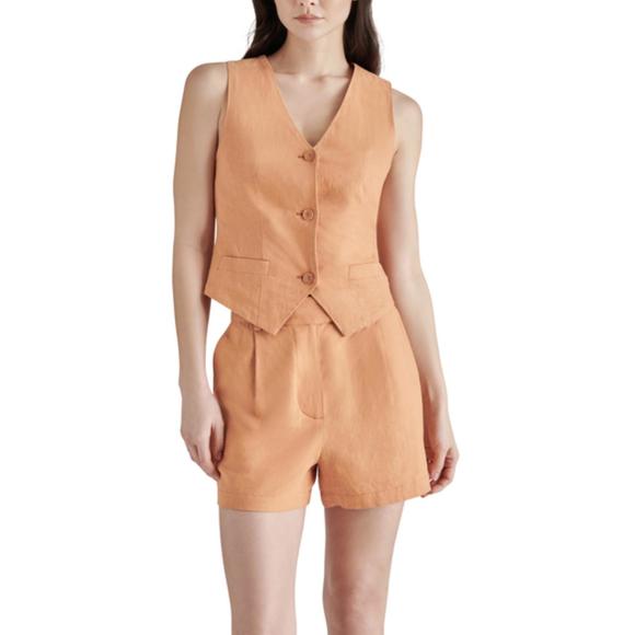 NEW STEVE MADDEN selene vest in caramel - Picture 1 of 3
